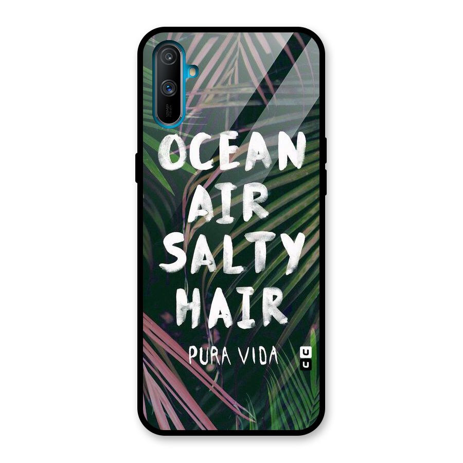 Salty Hair Glass Back Case for Realme C3