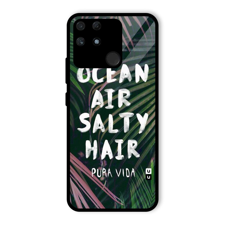 Salty Hair Glass Back Case for Realme Narzo 50A