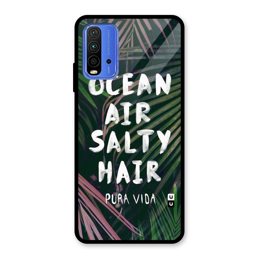 Salty Hair Glass Back Case for Redmi 9 Power