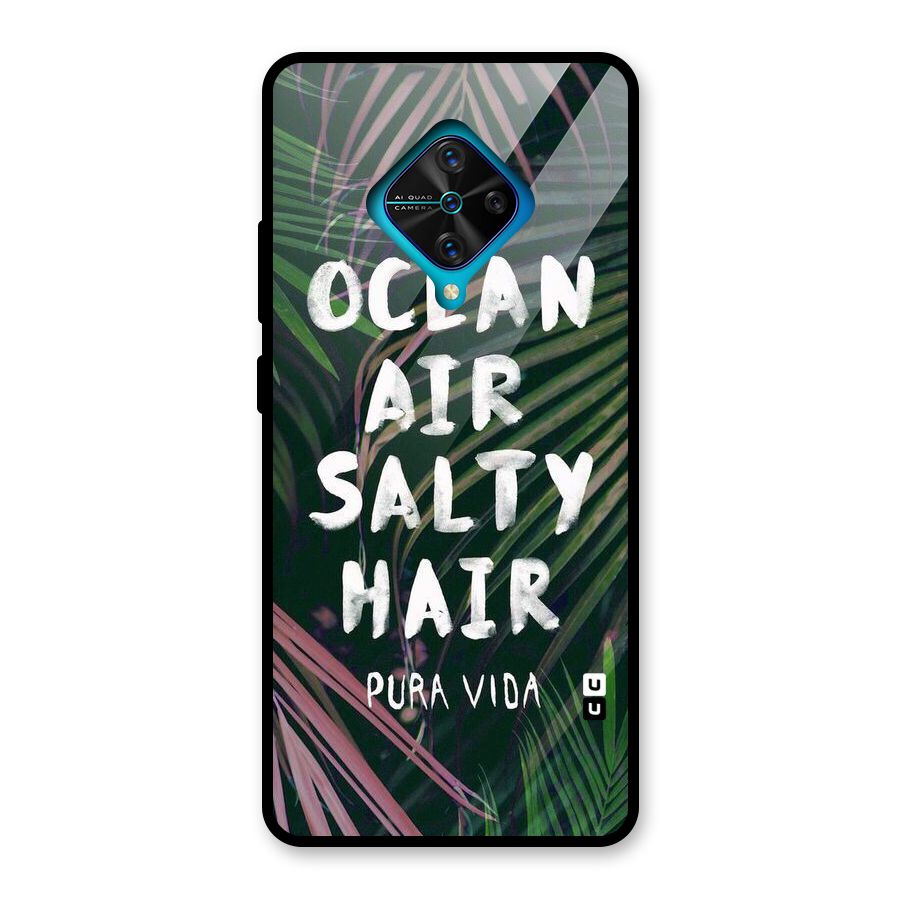 Salty Hair Glass Back Case for Vivo S1 Pro
