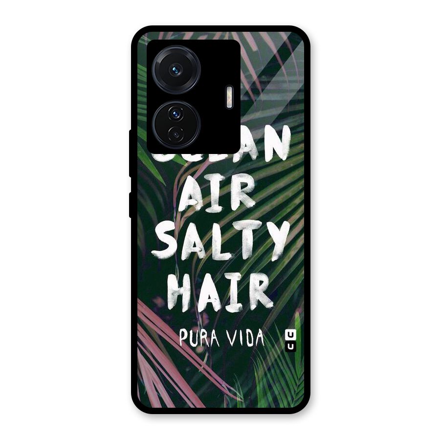 Salty Hair Glass Back Case for Vivo T1 Pro