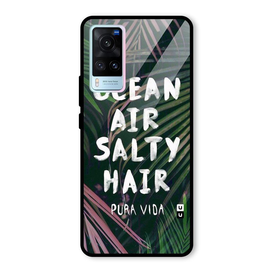 Salty Hair Glass Back Case for Vivo X60