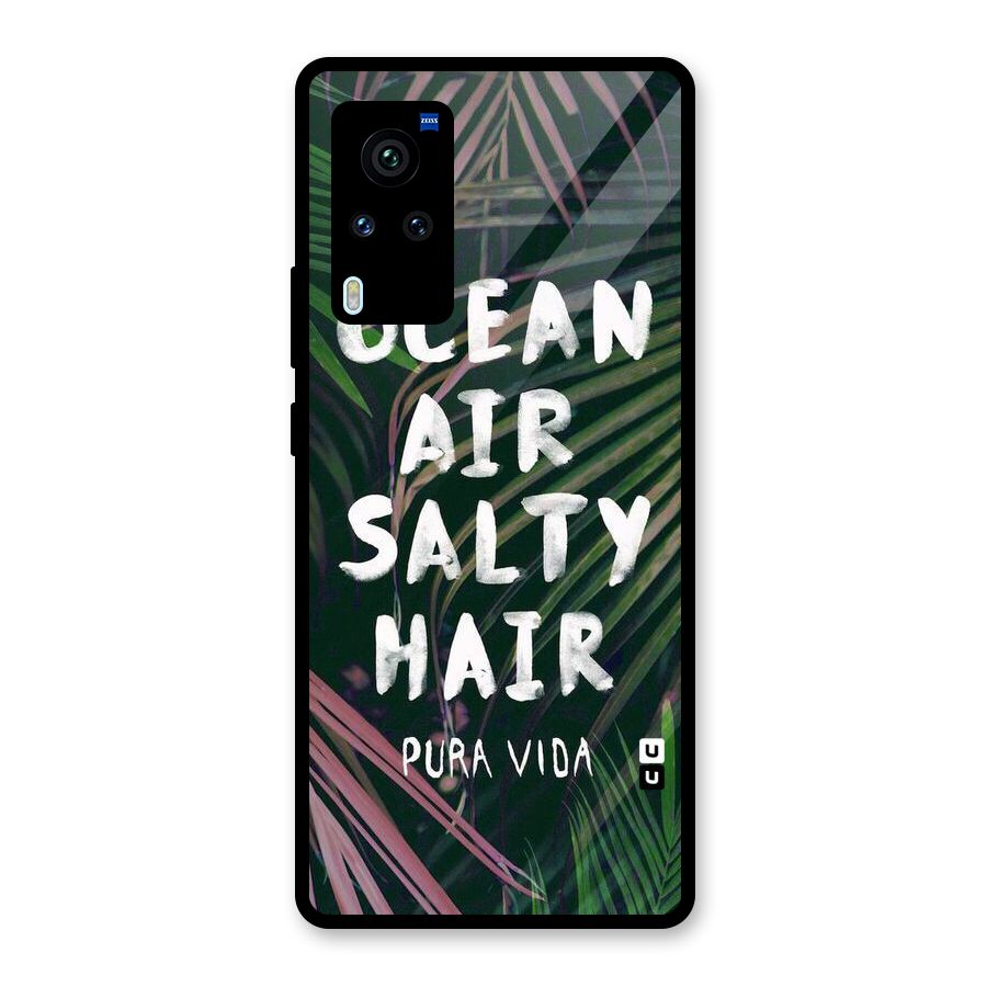 Salty Hair Glass Back Case for Vivo X60 Pro