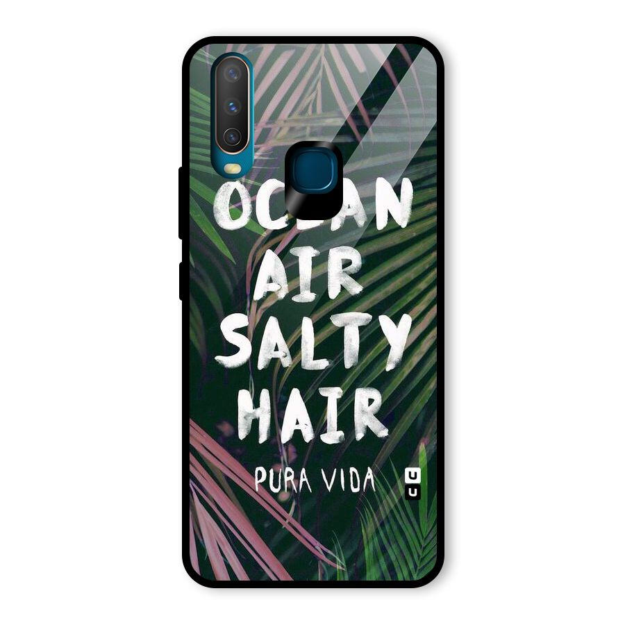 Salty Hair Glass Back Case for Vivo Y12