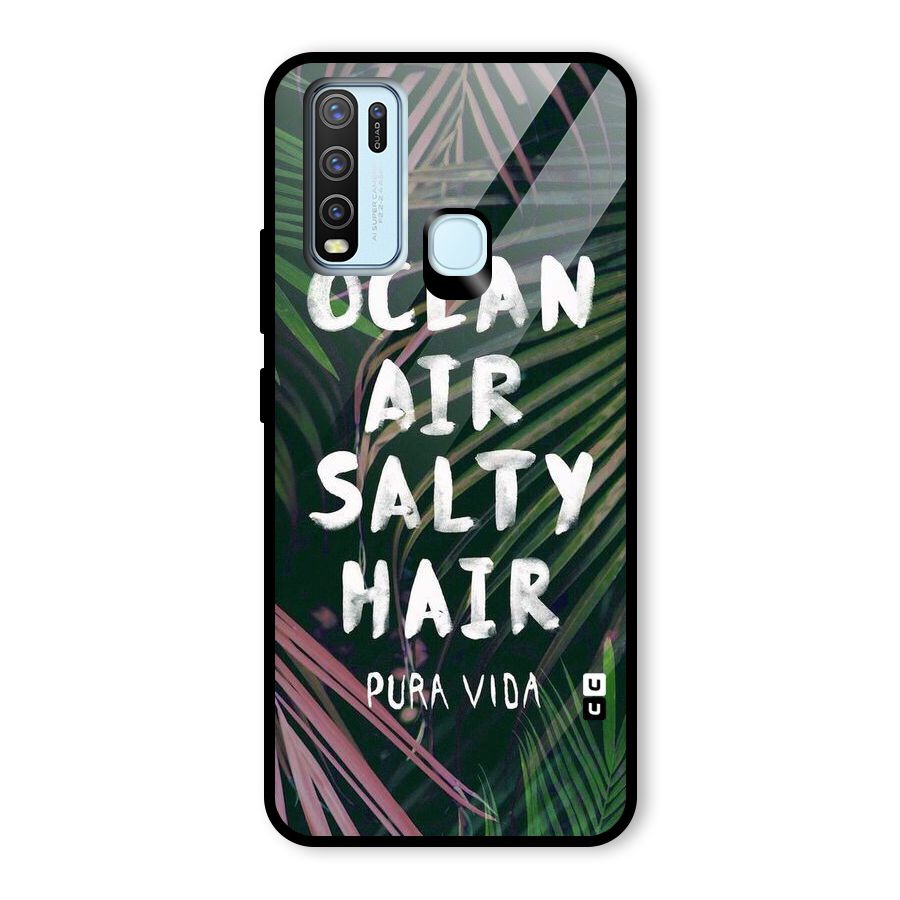 Salty Hair Glass Back Case for Vivo Y30