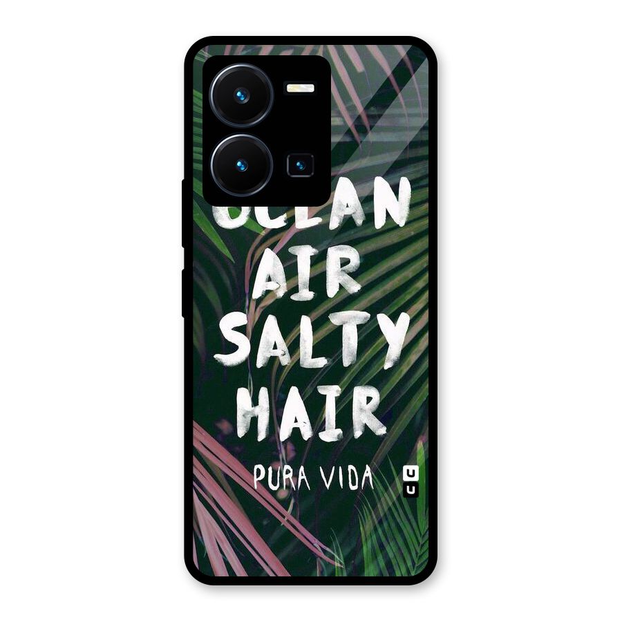 Salty Hair Glass Back Case for Vivo Y35