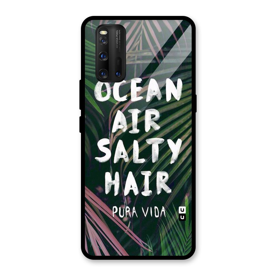 Salty Hair Glass Back Case for Vivo iQOO 3