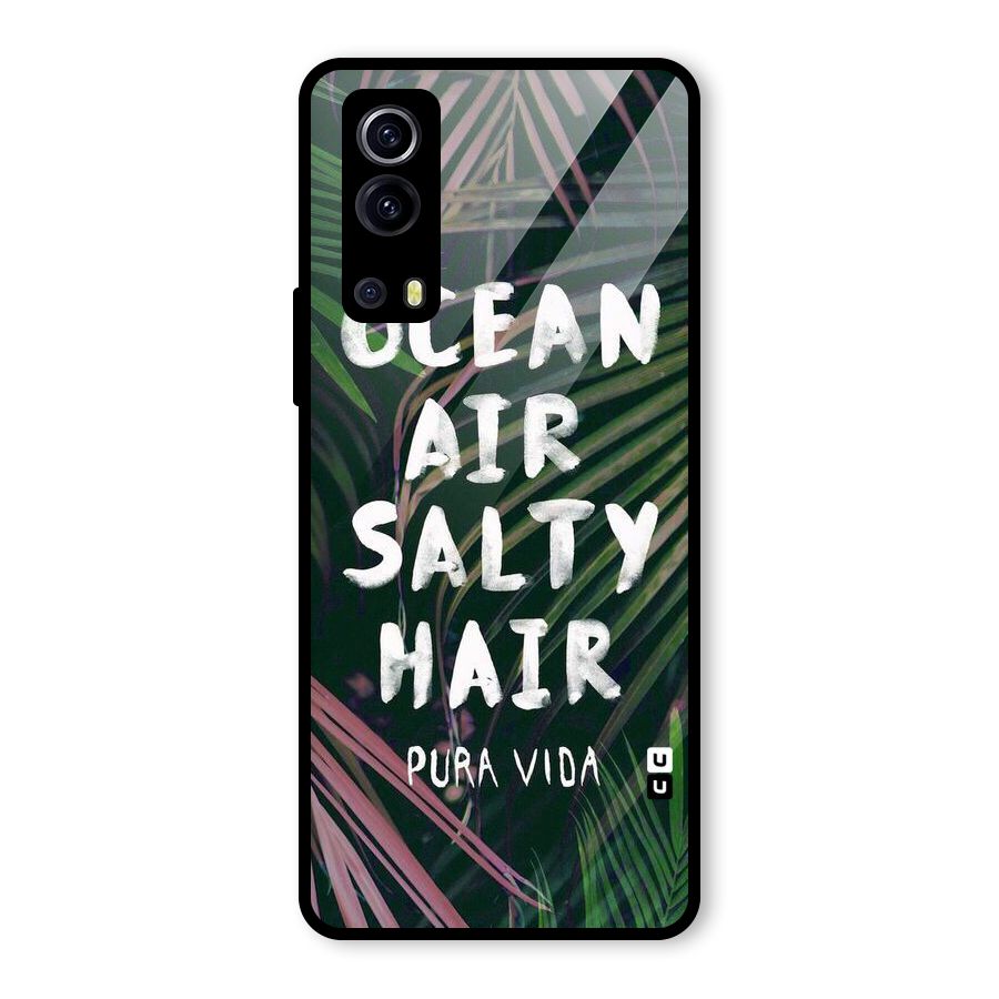 Salty Hair Glass Back Case for Vivo iQOO Z3