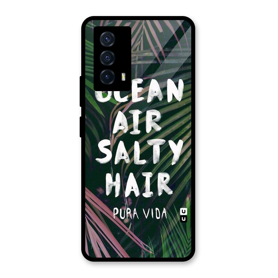 Salty Hair Glass Back Case for Vivo iQOO Z5