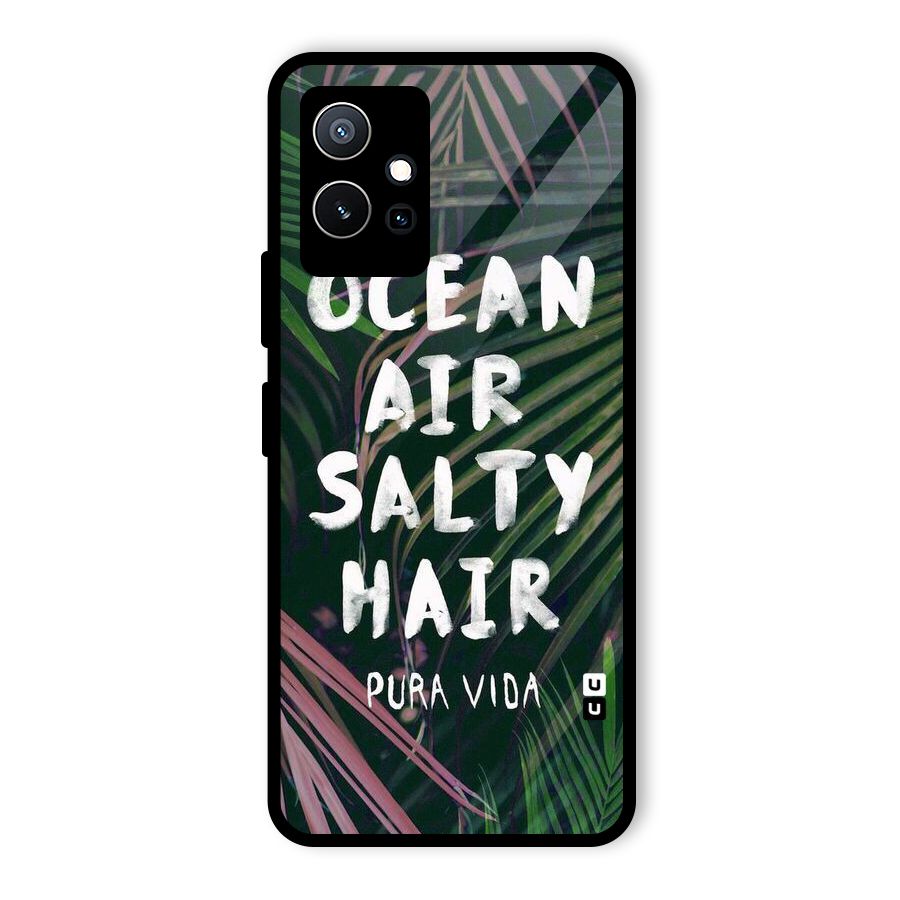 Salty Hair Glass Back Case for Vivo iQOO Z6