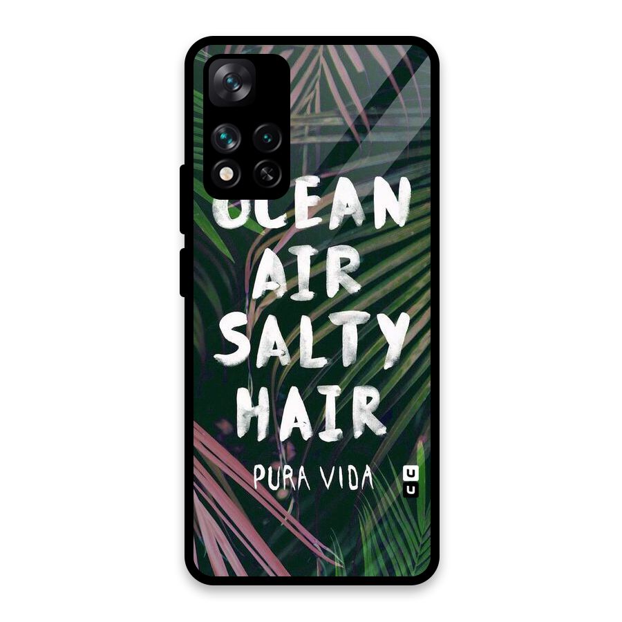 Salty Hair Glass Back Case for Xiaomi 11i HyperCharge 5G