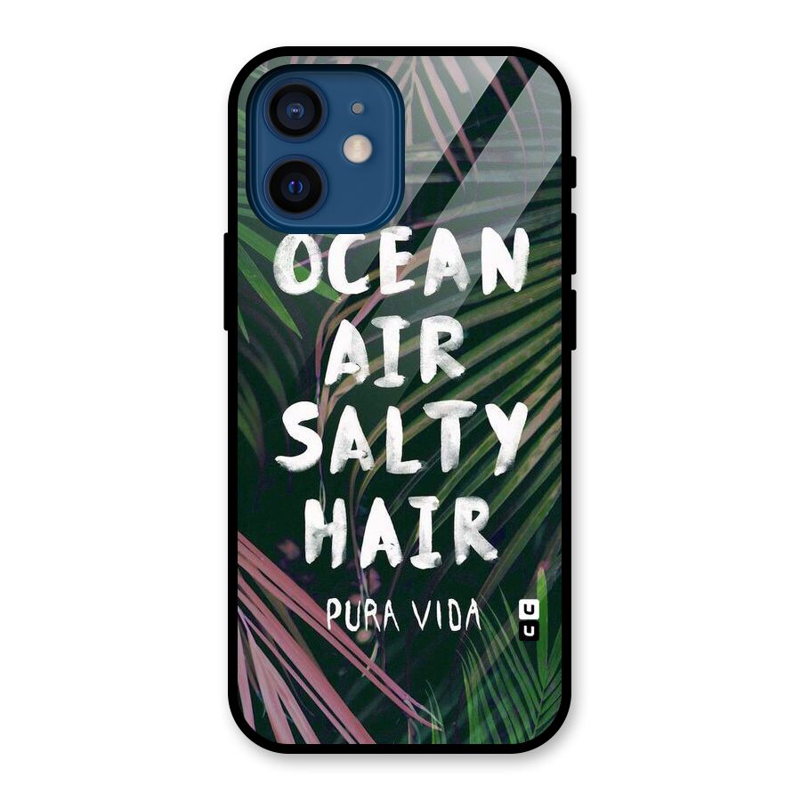 Salty Hair Glass Back Case for iPhone 12 Mini