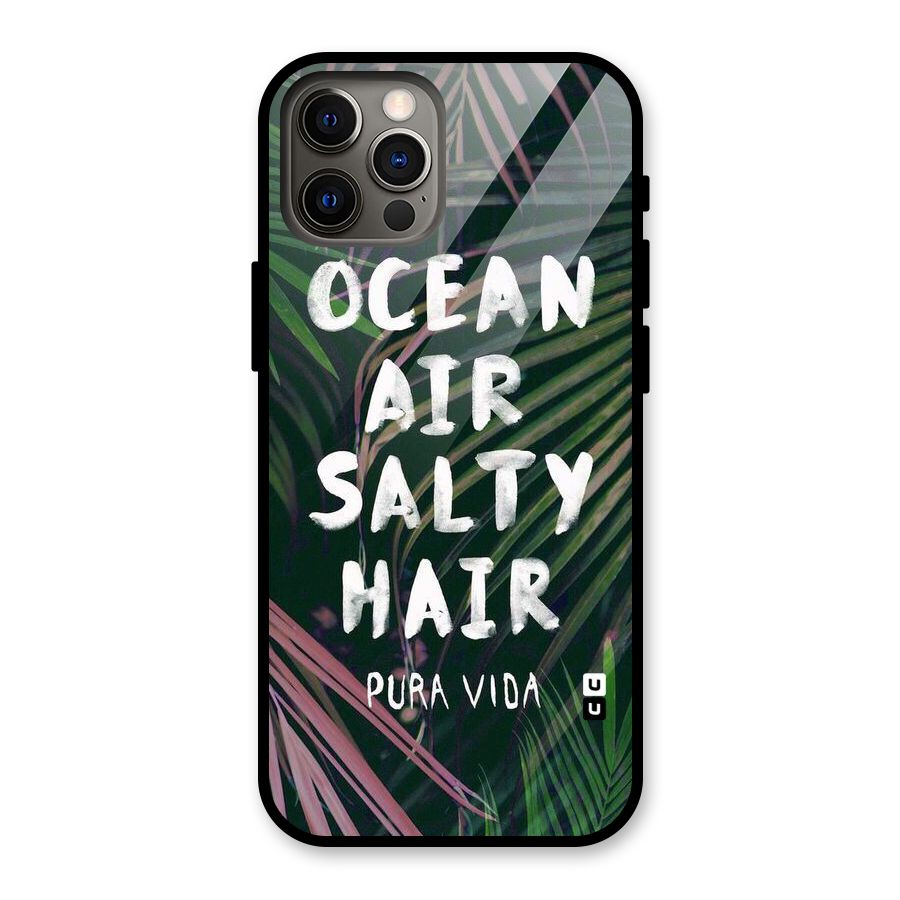 Salty Hair Glass Back Case for iPhone 12 Pro