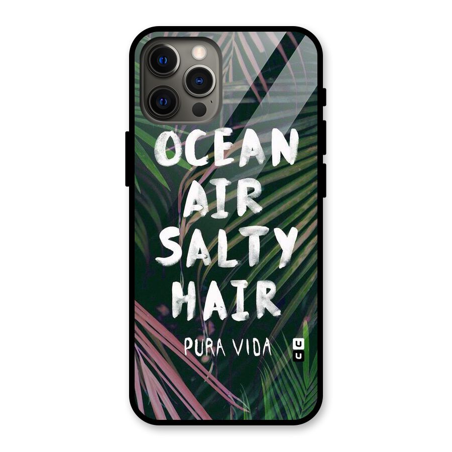 Salty Hair Glass Back Case for iPhone 12 Pro Max