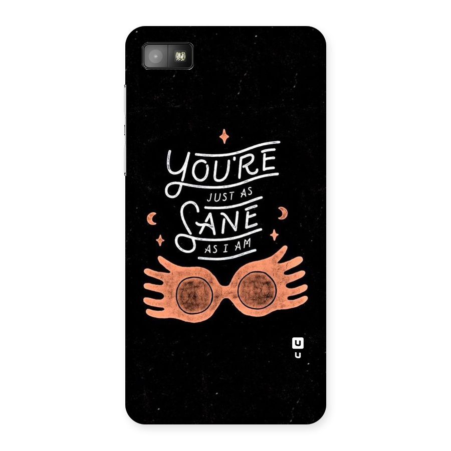 Sane As I Back Case for Blackberry Z10
