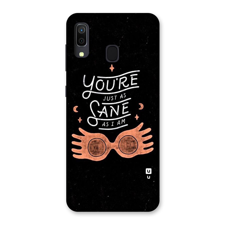 Sane As I Back Case for Galaxy A30
