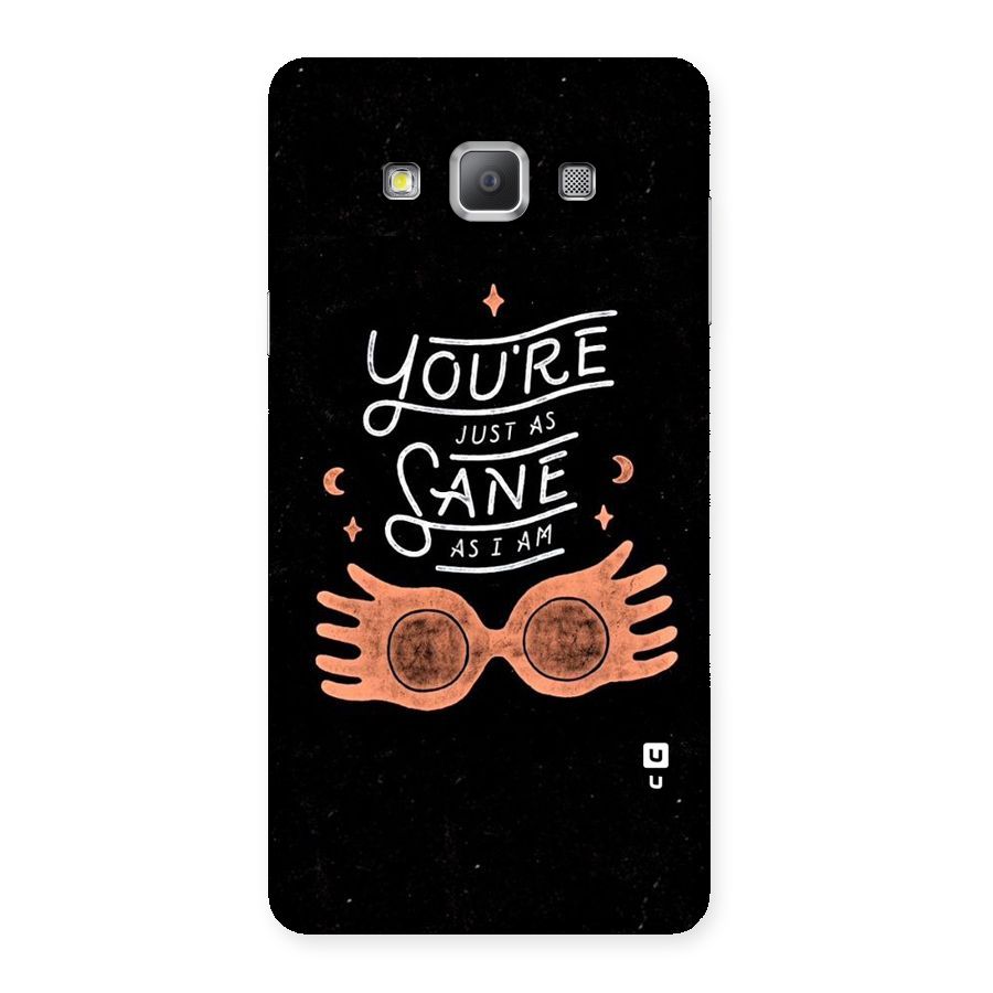 Sane As I Back Case for Galaxy A7