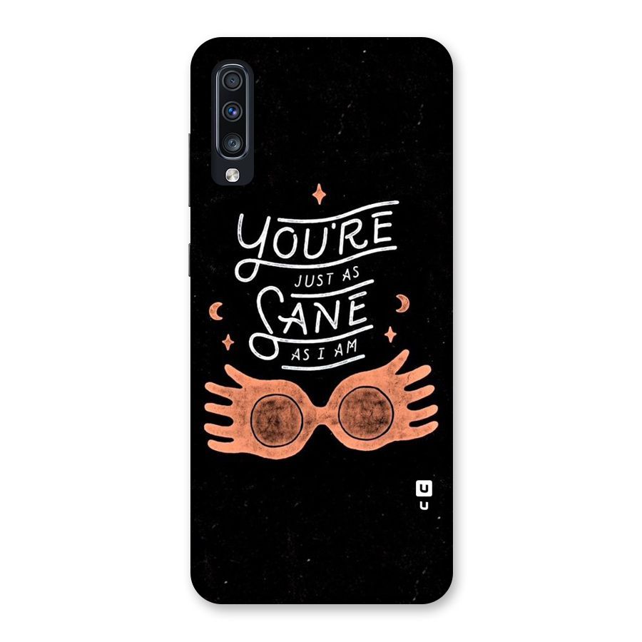 Sane As I Back Case for Galaxy A70