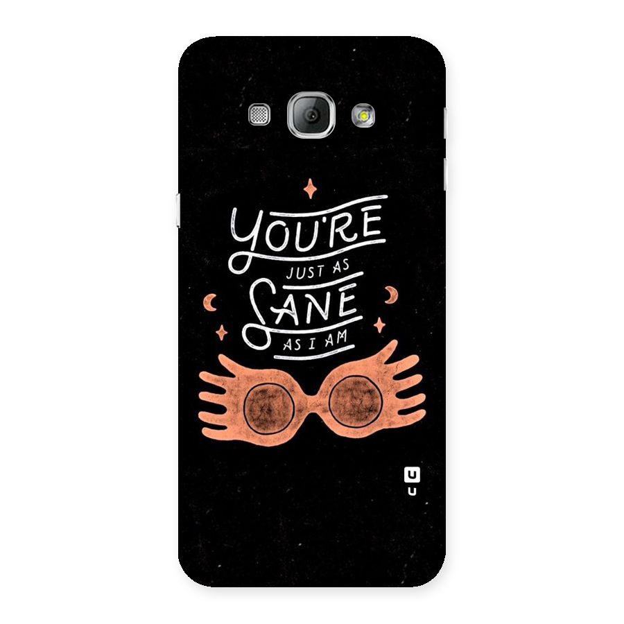 Sane As I Back Case for Galaxy A8