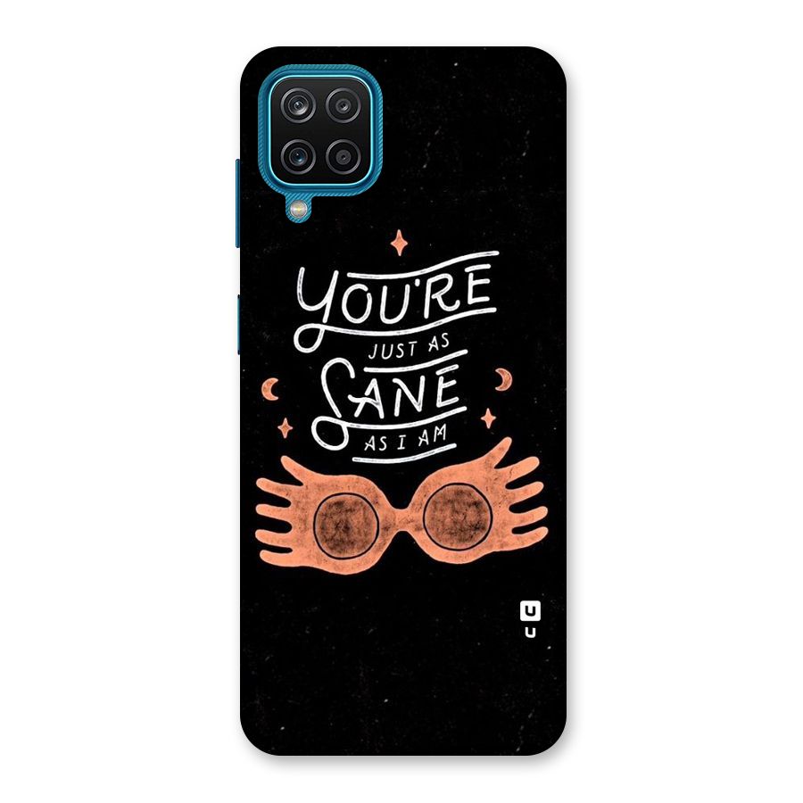 Sane As I Back Case for Galaxy M12