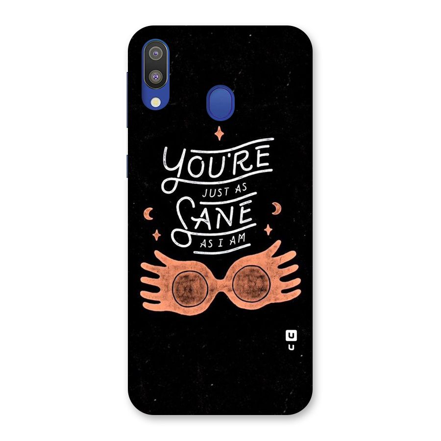 Sane As I Back Case for Galaxy M20