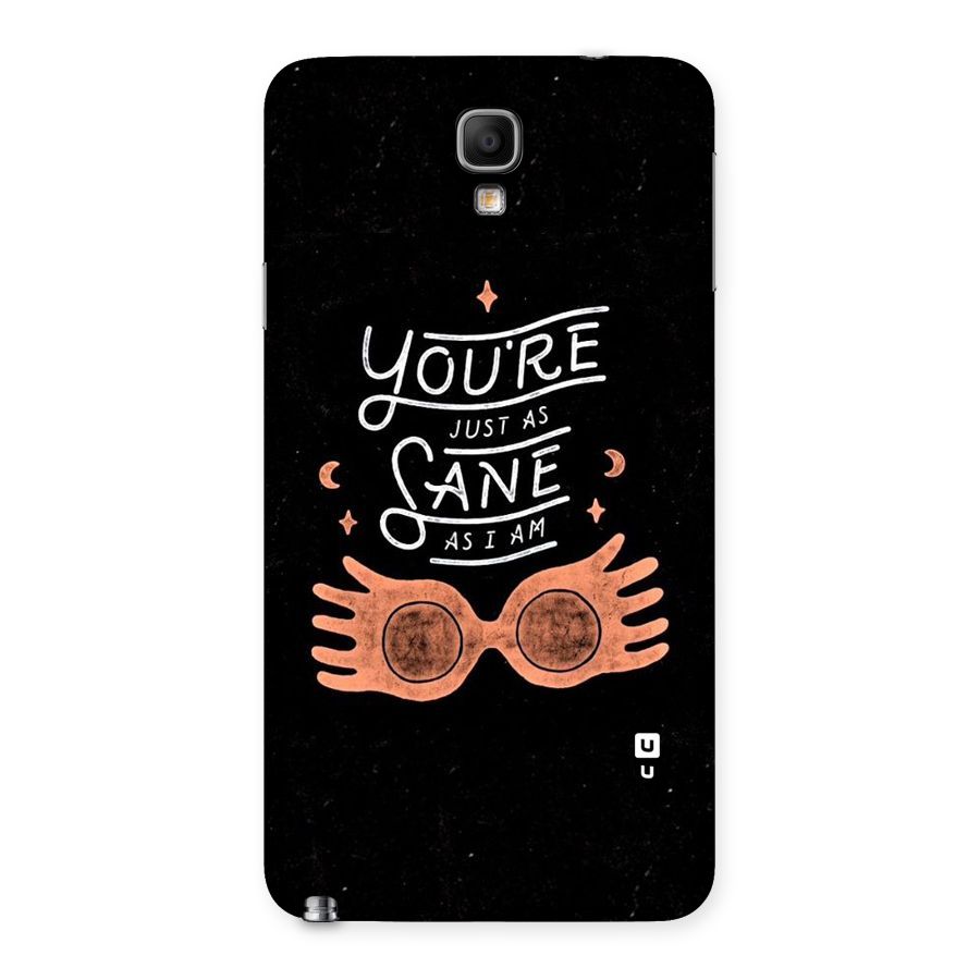 Sane As I Back Case for Galaxy Note 3 Neo