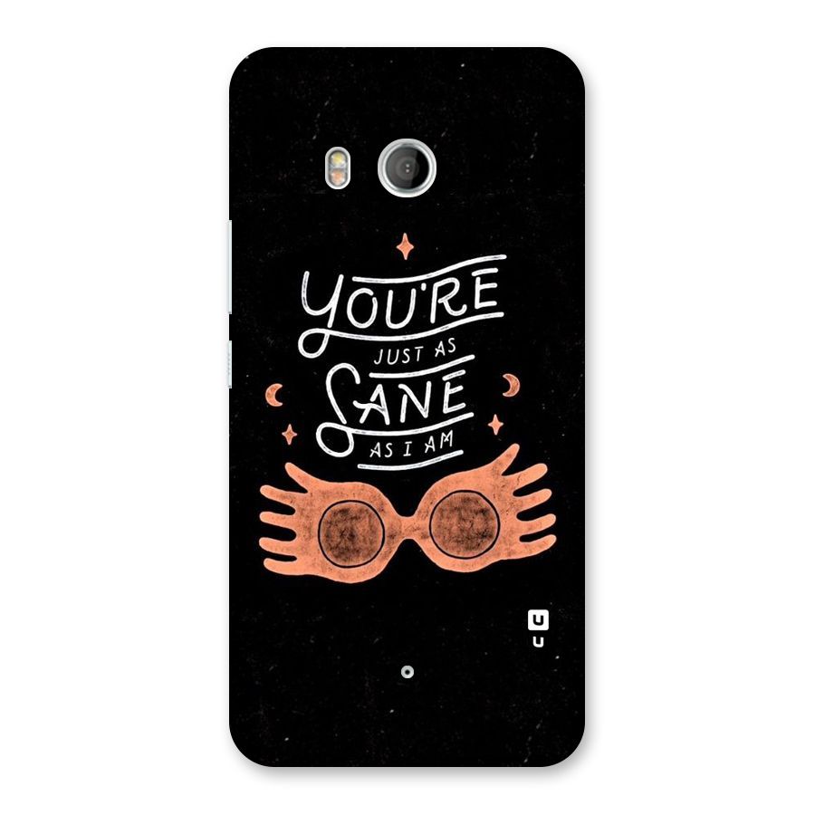 Sane As I Back Case for HTC U11