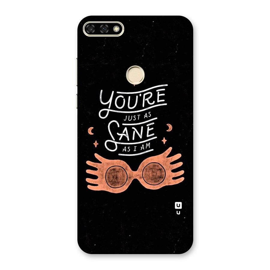 Sane As I Back Case for Honor 7A