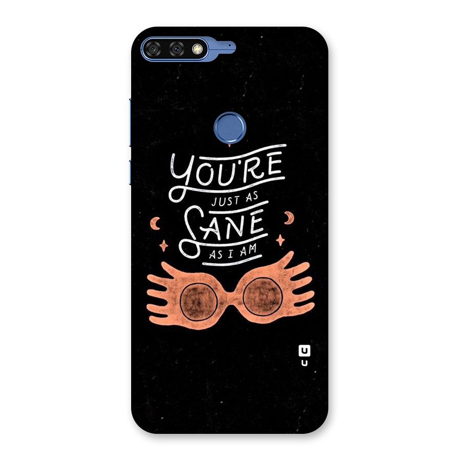 Sane As I Back Case for Honor 7C