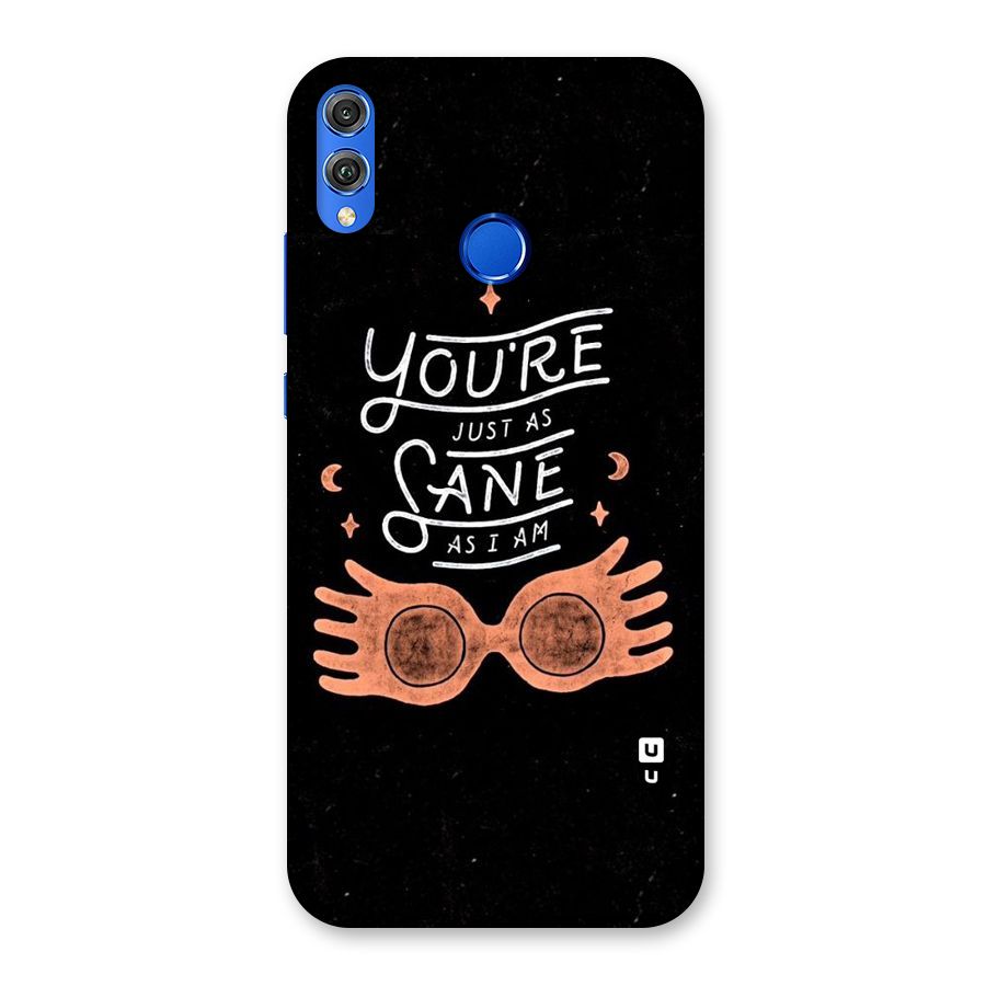 Sane As I Back Case for Honor 8X
