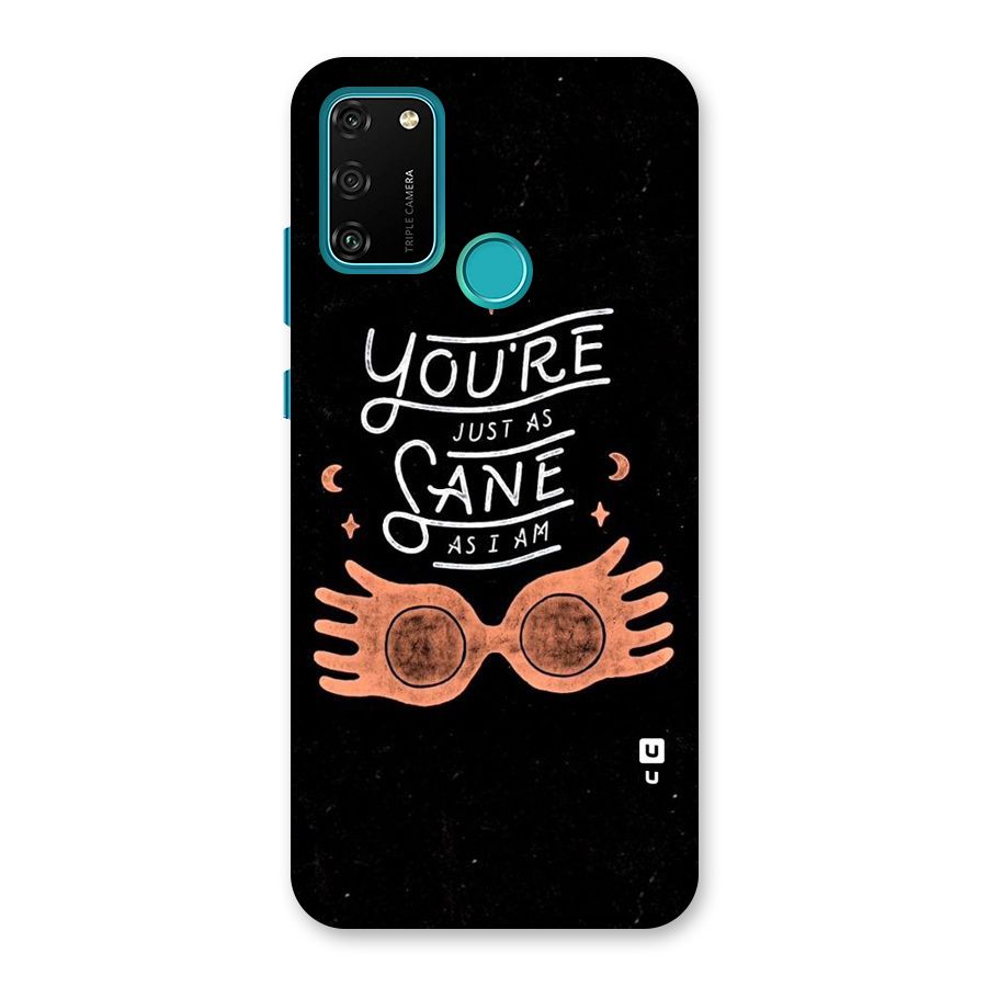 Sane As I Back Case for Honor 9A