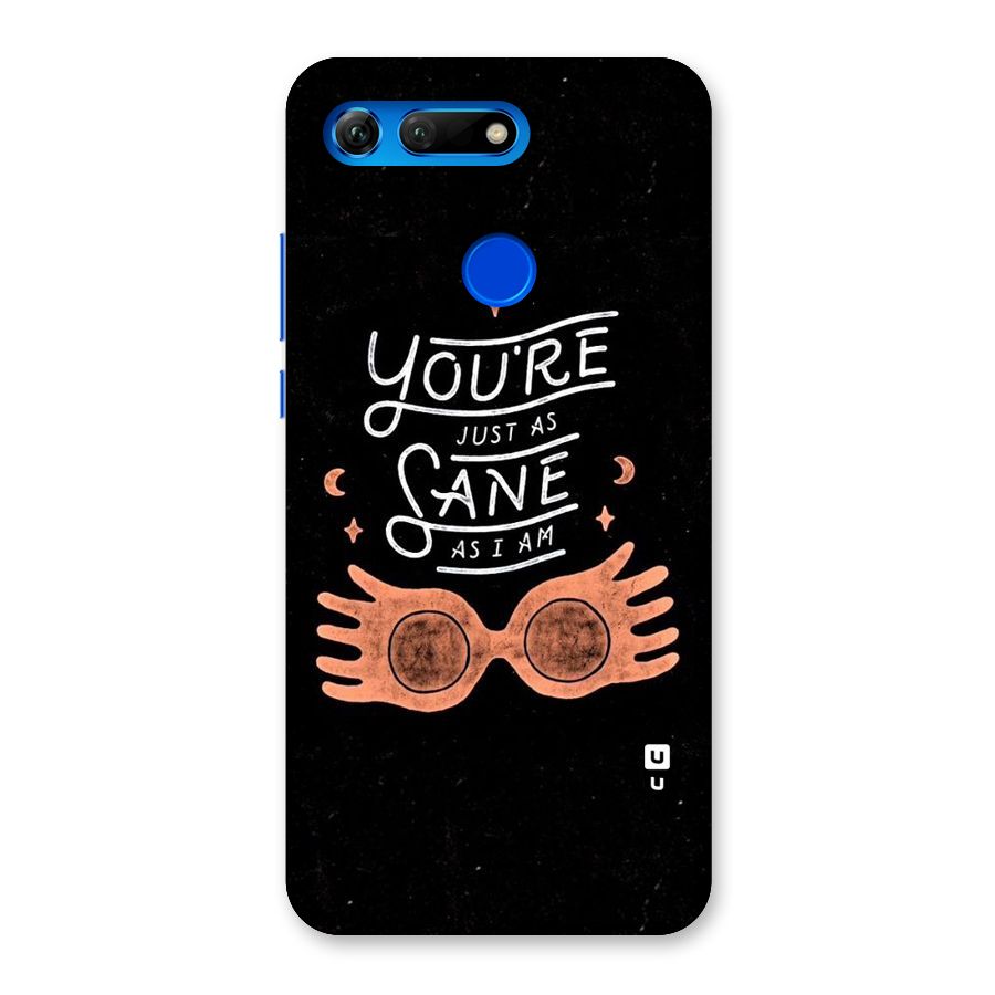 Sane As I Back Case for Honor View 20