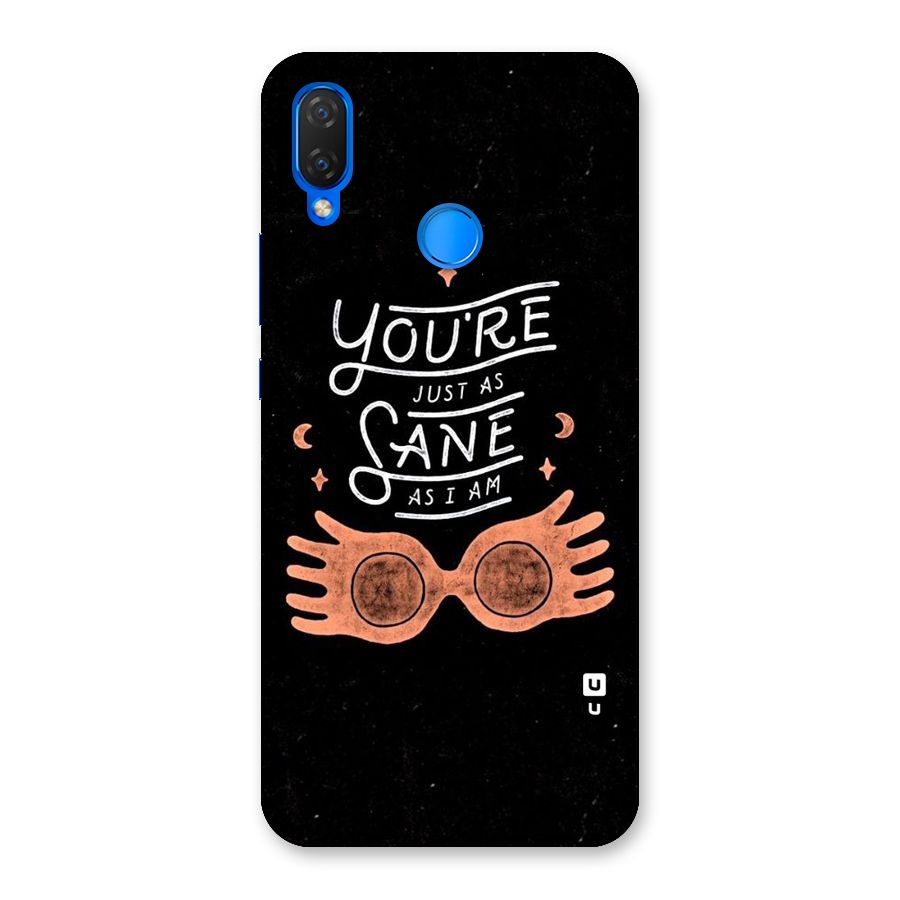 Sane As I Back Case for Huawei P Smart+