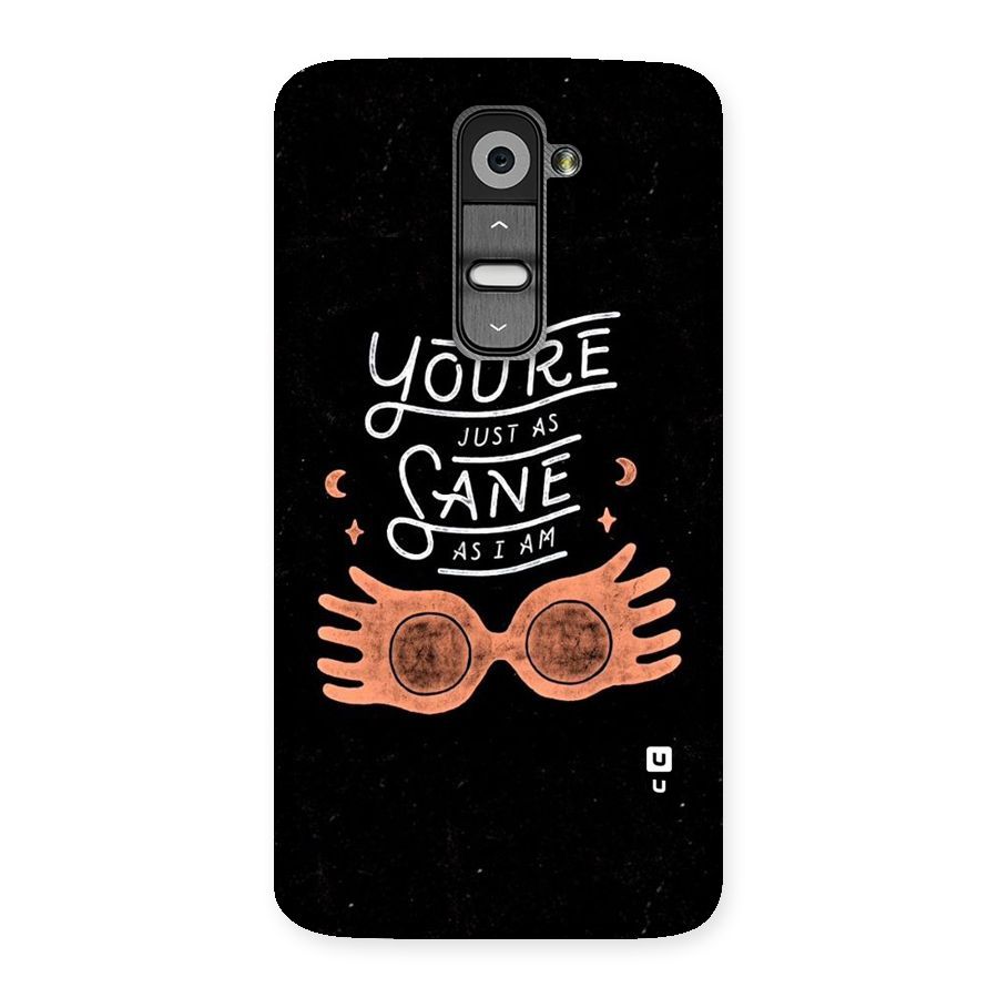 Sane As I Back Case for LG G2
