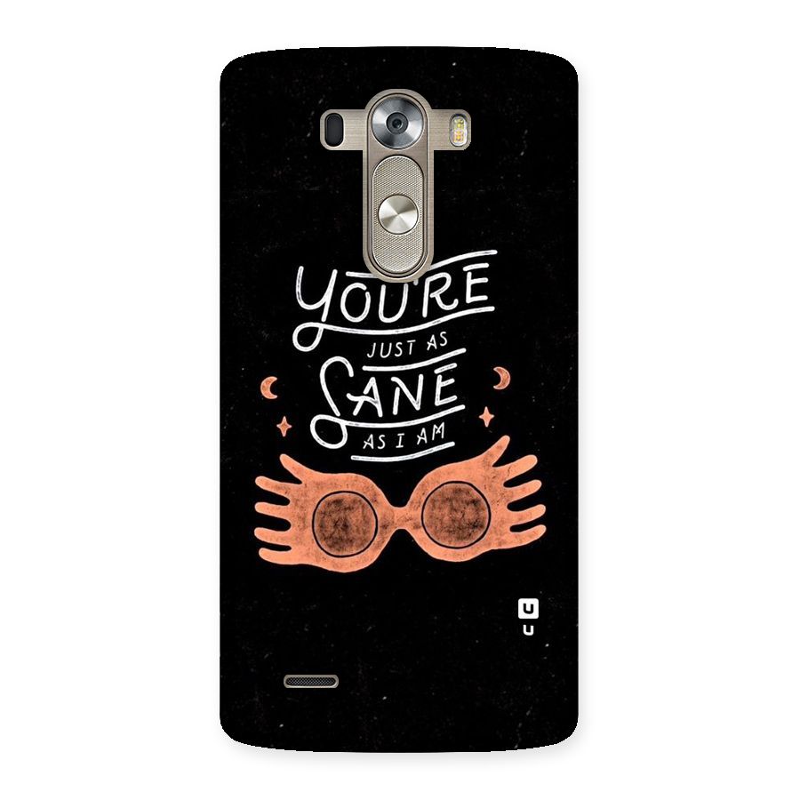 Sane As I Back Case for LG G3