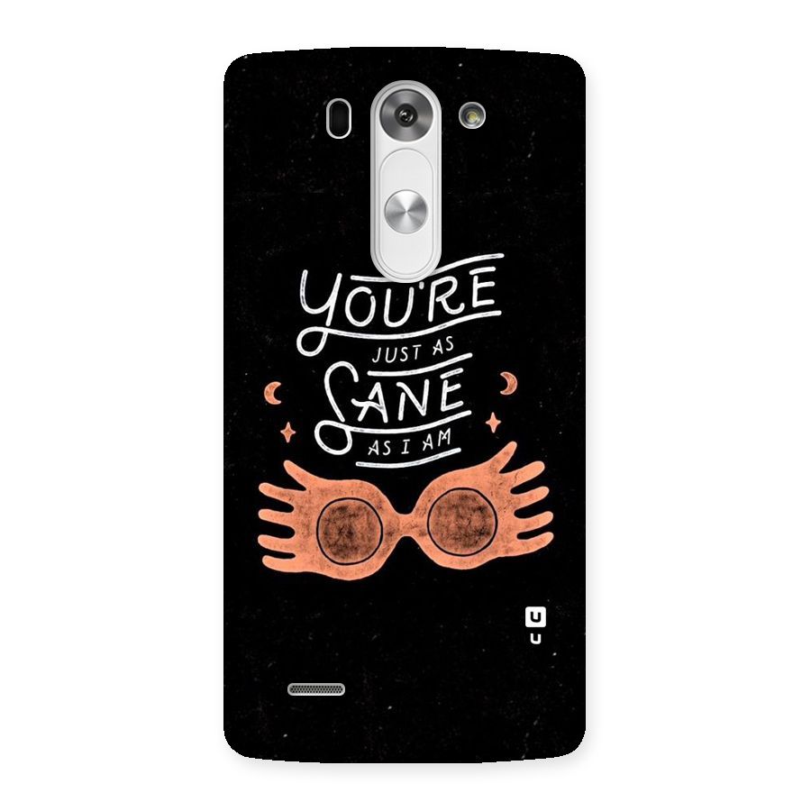 Sane As I Back Case for LG G3 Beat
