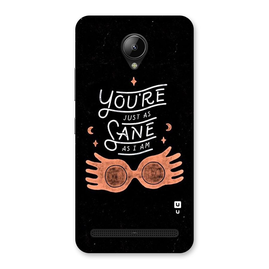 Sane As I Back Case for Lenovo C2