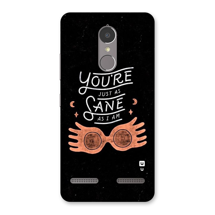 Sane As I Back Case for Lenovo K6