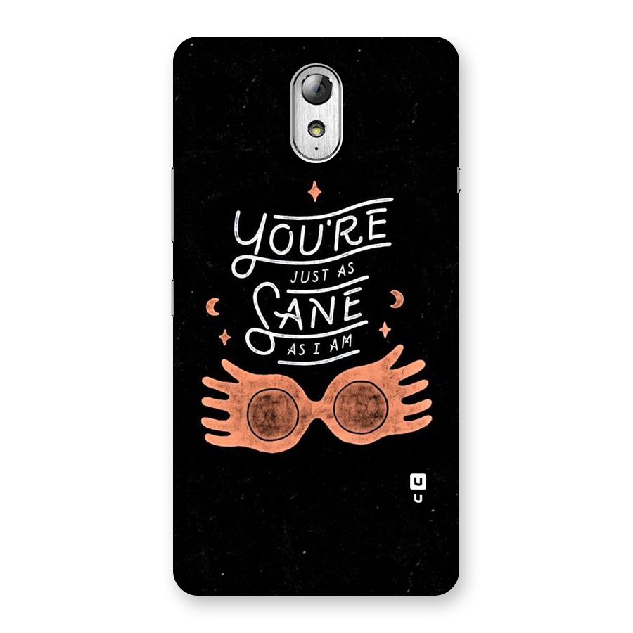 Sane As I Back Case for Lenovo Vibe P1M