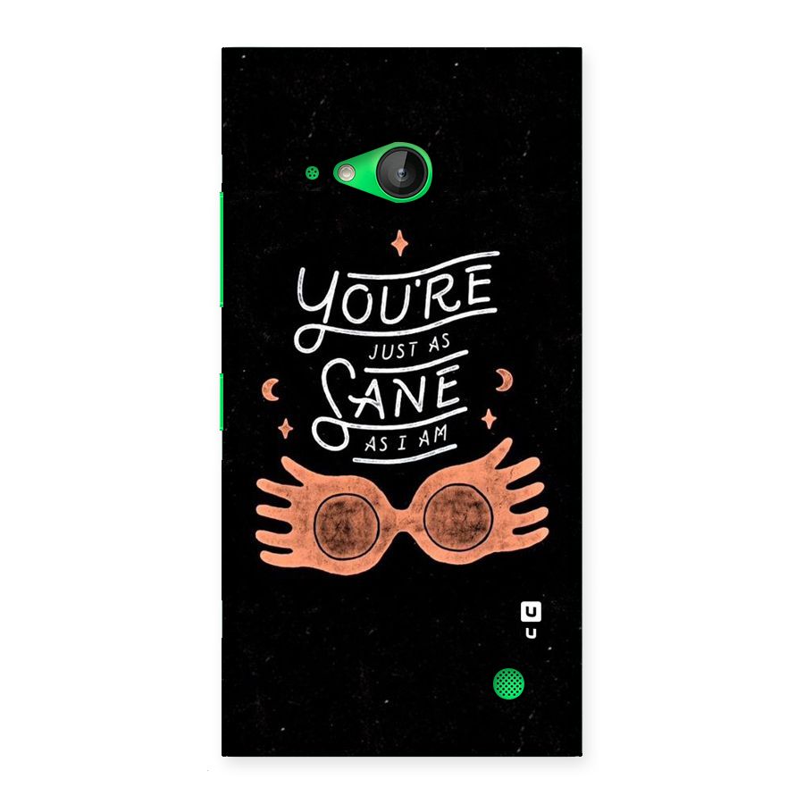 Sane As I Back Case for Lumia 730