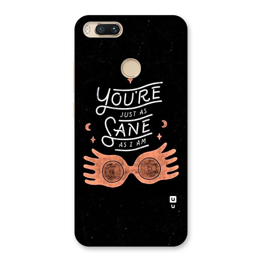 Sane As I Back Case for Mi A1