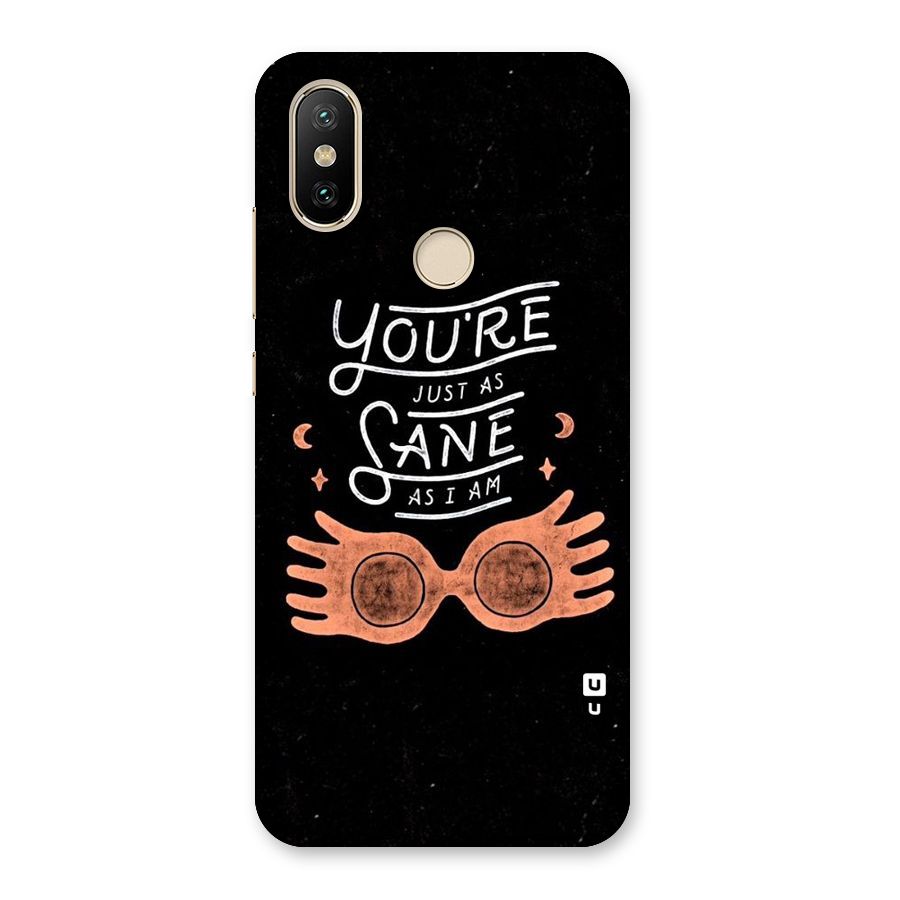 Sane As I Back Case for Mi A2