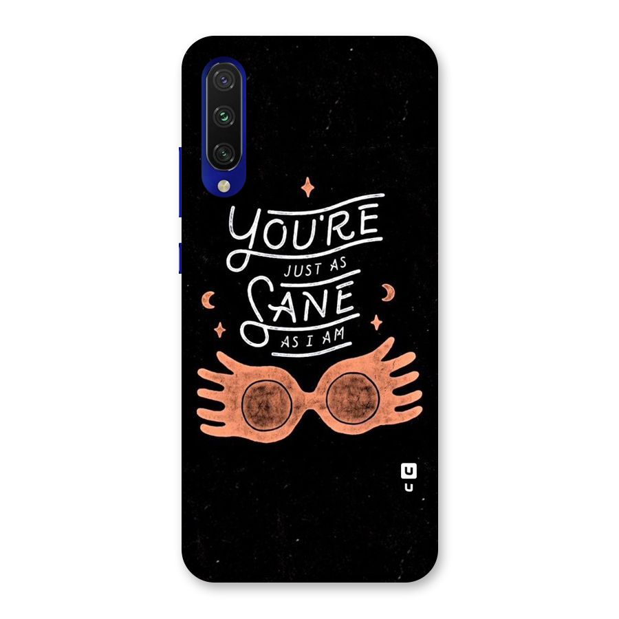 Sane As I Back Case for Mi A3