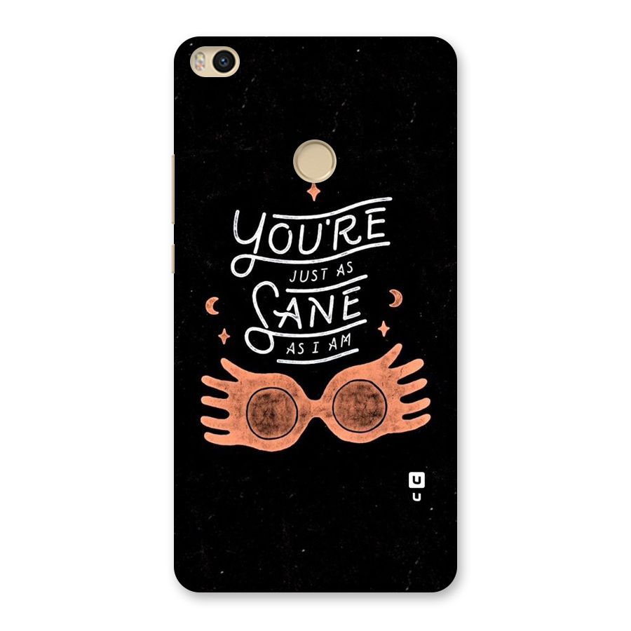 Sane As I Back Case for Mi Max 2