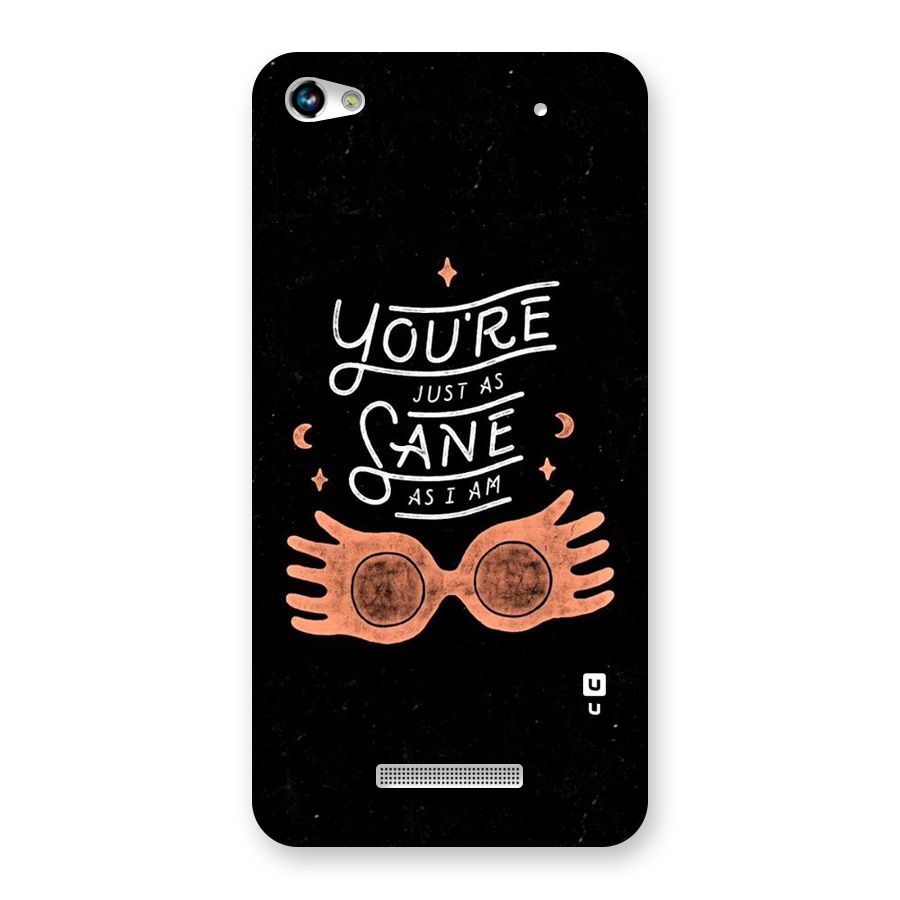 Sane As I Back Case for Micromax Hue 2