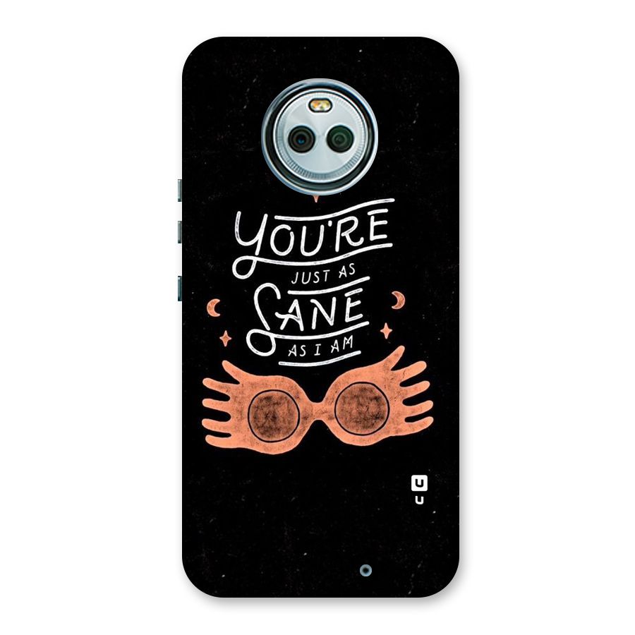 Sane As I Back Case for Moto X4