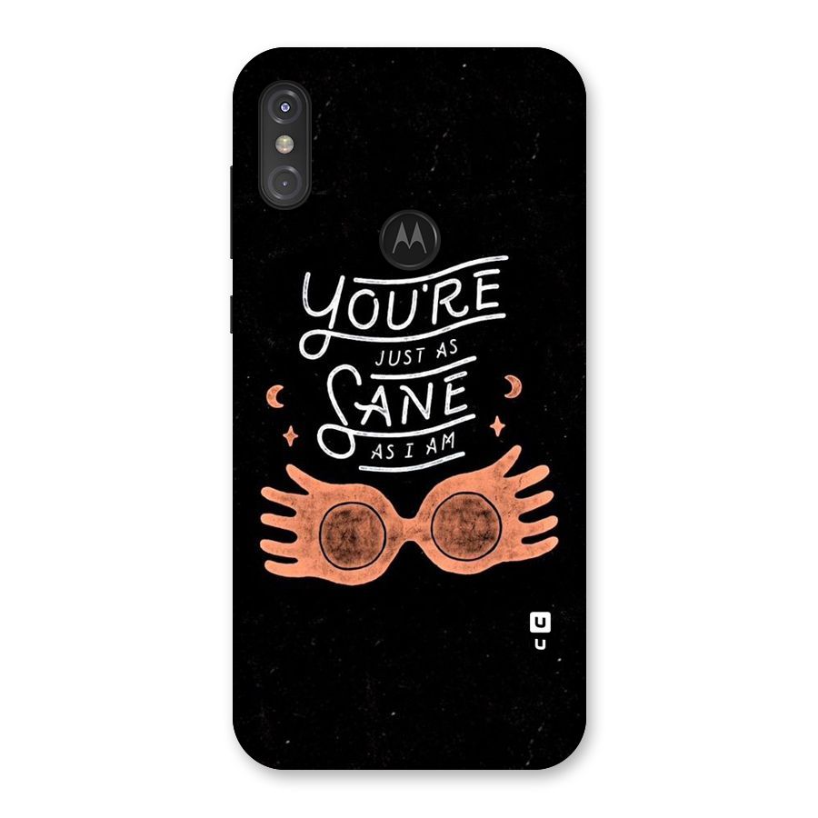 Sane As I Back Case for Motorola One Power