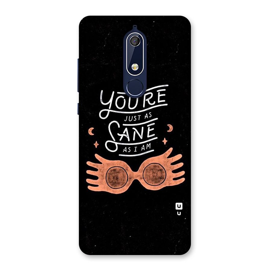 Sane As I Back Case for Nokia 5.1