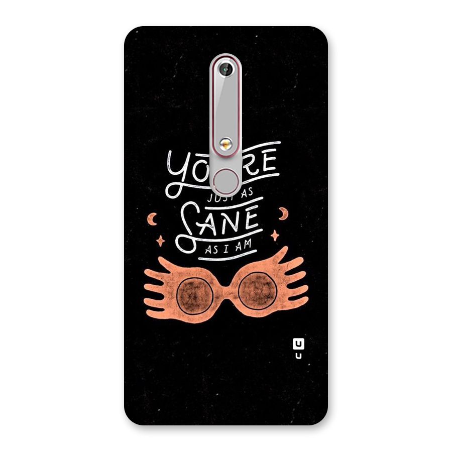 Sane As I Back Case for Nokia 6.1