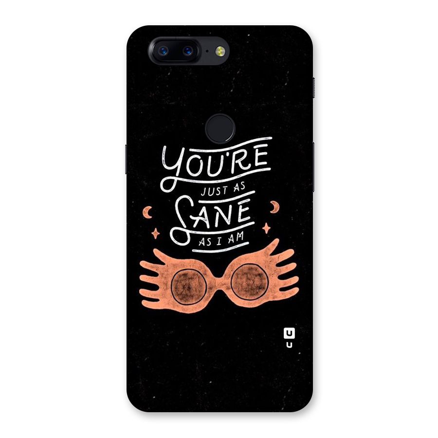 Sane As I Back Case for OnePlus 5T